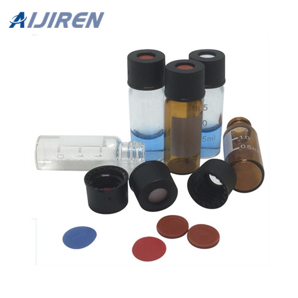 <h3>1.5mL 9mm vial Screw Neck Vial ND9 HPLC Vial cap with </h3>
